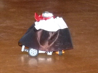 Piros csokor-nyakkend�s �r